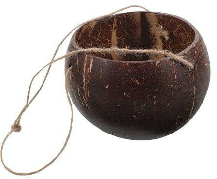KONTONTY Maceta Colgante De Natural con Cuerda Interior y Exterior Maceta Decorativa para Plantas y Flores para y