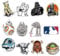 GTOTd Universe Movie Fridge Magnet (12 Packs) Wars Movie Merch Decorations Bumper Decal Metal Flexible Reusable Vinyl Magnetic Decor Teens
