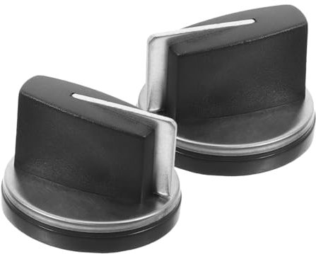 WATIIFUFU 2pcs Plastic Replacement Gas Stove Burner Knobs Control Knobs for Kitchen Oven Gas Burner Parts