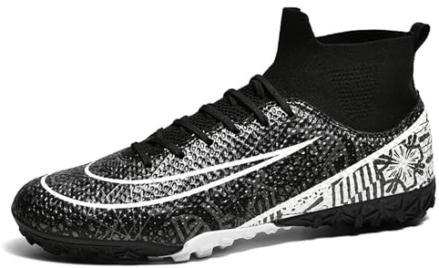BAODLE Kinder Fußballschuhe Jungen FG/AG Outdoor Herren TF Spike Fussballschuhe Turf High-top Football Trainingsschuhe Für den Sportplatz