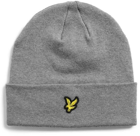 Lyle & Scott Mens Merino Wool Blend Beanie Hat