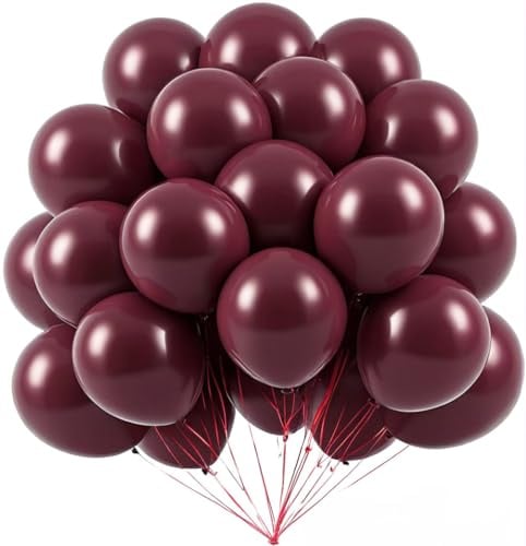 Luftballons Braun,100 Stück Braun Ballons,10 Zoll Kaffee Latex Luftballons Geburtstag,Dunkelbraun Balon Partydeko Geburtstags Hochzeits Festival Jahrestag Deko