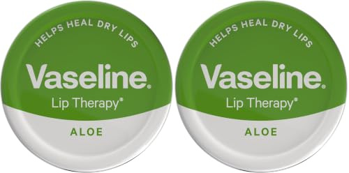 Vaseline Lip Therapy Aloe, 20g (Pack of 2)