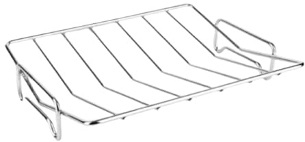 LOVIVER Truthahn-Bratrost, V-förmiger Grillrost, vielseitiger Truthahn-Bräter, Bratpfanne für Grillen im Garten, Picknick, Backofen