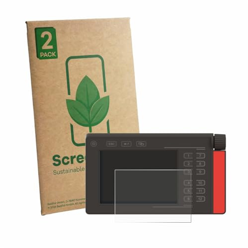 ScreenLeaf 2 Stück Schutzfolie für Müller Elektronik SMART570 [nachhaltiger Displayschutz, Folie, transparent, kratzfest]