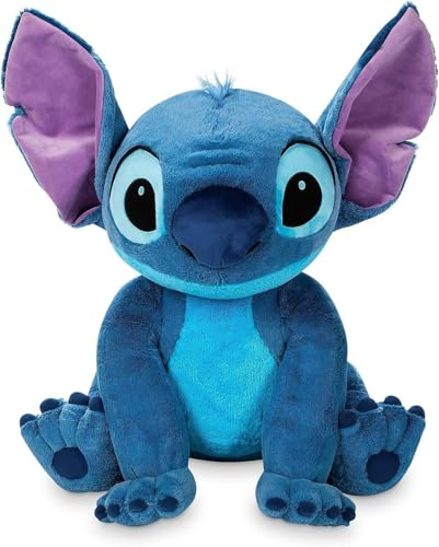 Ferro Stars Kompatibles Stitch Plüschtier 50 cm Blau – Extra weiches Kuscheltier, große Ohren, detailreiches Design, XL Stofftier für Kinder und Fans