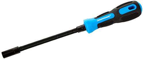 Silverline, 380111, Chiave a bussola con albero flessibile 7 millimetri esagonale
