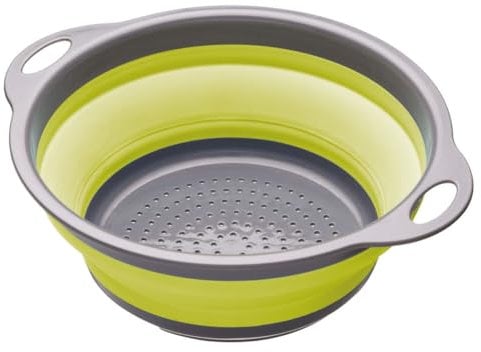 Colourworks 2.8 Litres Collapsible Colander, 24 cm - Green