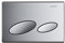 Geberit 115.228.21.1 Kappa20 Dual Flush Plate in Gloss Chrome for Kappa Cisterns
