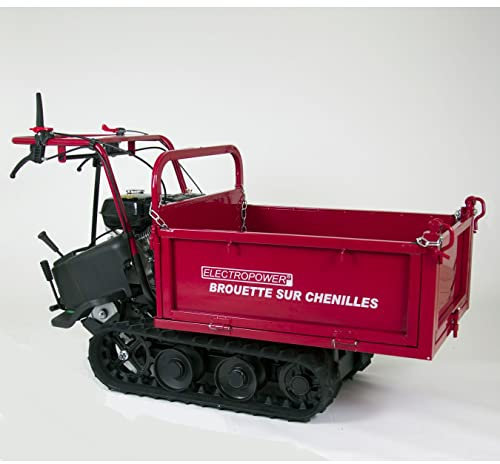 Mini Dumper - Brouette motorisée à chenilles 320 kg - 8 Vitesses - Essence