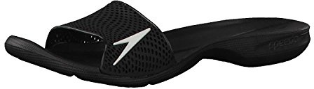 Speedo Donna Atami II Max Ciabatte, Nero/Bianco, 5
