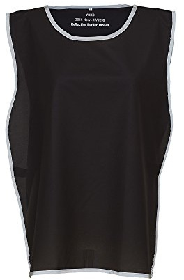 Yoko Childrens/Kids Hi Vis Reflective Border Tabard (One Size) (Black)