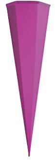 Roth Schultüte Rohling pink 85 cm eckig mit Roth Spitze