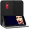 mtb more energy® Housse Coque Bookstyle pour Wiko U Pulse (5.5'') / Noir/Similicuir/étui Poche Pochette de Protection
