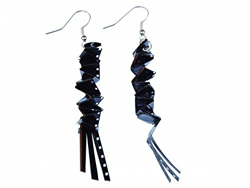 Miniblings Super 8 Filmstreifen Ohrringe Hänger Film Kino Movie Super8 gerade - Handmade Modeschmuck I Ohrhänger Ohrschmuck versilbert