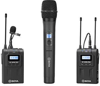 BOYA Microphone BY-WM8 Pro-K4 UHF Wireless Kit (BY-WM8 PRO-K4)