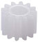 Othmro, set di 12 ingranaggi in plastica per motore, 10 pezzi, in plastica, con mandrino a vite senza fine, ruota dentata, 7 x 3 mm, 0,5 modulo, spessore 5 mm, modello 123 A, per robot fai da te RC