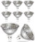 DoRight MR16 GU5.3 Halogenlampen, 50W 12V Niederspannung Dimmbar Warmweiß 2800K Strahlerlampen, GU5.3 Bi-Pin Base 800 Lumen Reflektorlampe für Einbau Schienenbeleuchtung, 8 Stück