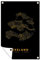 MuchoWow Outdoor-Poster Poster Wanddeko draußen Deko Garten Gartenposter 40x60 cm Zeeland - Karte - Schwarz und Gold