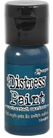 Tim Holtz Distress-Paint-Uncharted Mariner, 29.5 ml (1 fl oz), TDF81913