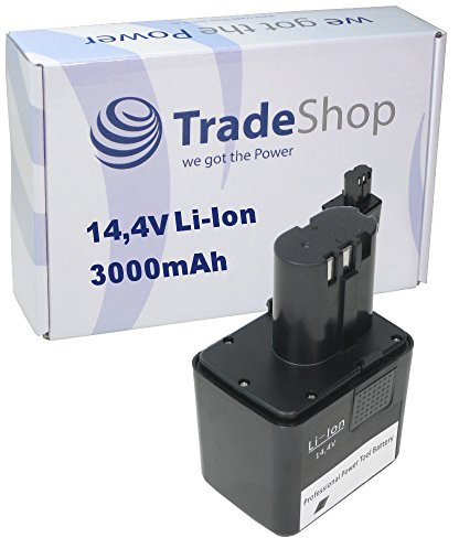 Trade-Shop Li-Ion Akku, 14,4V / 3000mAh / 43,2Wh kompatibel mit Würth Akku-Blindnietgerät ANG 14 ANG14 Einnietmutterngerät ANG 310 ANG310 ersetzt 070091513, 070091526, G14
