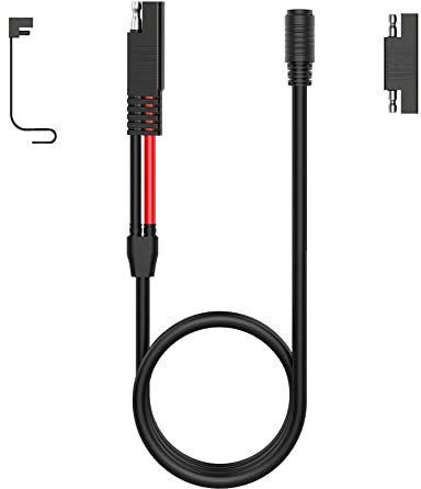 SolarEnz DC8020 8 mm weiblicher Adapter auf SAE-Stecker, perfekt kompatibel mit Solarsaga 200 Panel Solarpanel Solarstecker Steckdose RV Solarstecker Power Pack Portable Power Station