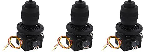 IGUATU Elektronischer 4-Achsen-Joystick-Potentiometer-Taste für -D400B- 10K 4D Controller mit Draht für Industrie, 3 Stück