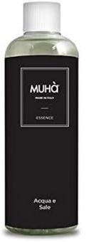 MUHA' | Ricarica per Diffusore, Profumatore per Ambiente, Fragranza Acqua e Sale, Formato da 500 ml