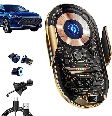Joberio Wireless Charging Bracket, Mobile Phone Bracket Car, Electric Phone Holder, Magnetic Fast Charging Mobile Phone Bracket Car For Most Car For Women Men