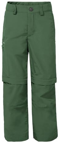 VAUDE Detective Antimos ZO Abzippbae Wandehose – Woodland – Gr. 98 | Abzippbae Wandehose für Kinde mit Mückenschutzkleidung – Kindehosen für Jungen mit UV-Schutz UPF 50+ – Zip-Off eisen