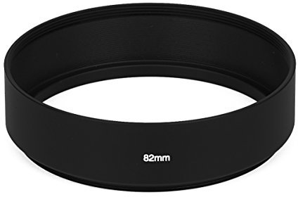 Metall kurz 82mm Gegenlichtblende Sonnenblende Universal 82 mm