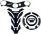 JMORCO Tankaufkleber Motorrad Carbon Motorrad Aufkleber Pad Gabelbrücke Obere Front End Auto Aufkleber Aufkleber Für Y&AMAHA YZF-R6 YZF R6 YZFR6 2006-2016