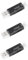 Gatuida 3pcs Type-c Usb Reader for Memory Cards Portable Otg Adapter for Phones Computers Black