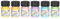 Ideen mit Herz Colorante para tela, juego de 6 x 30 ml, altamente pigmentado, para tejidos claros y oscuros, lavable, a base de agua (tonos pastel)
