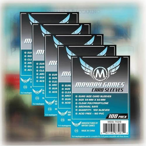 Mayday Games Standard Sleeve Hüllen 7028 Vorteilspack für Dominion