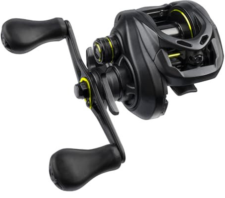 Handing M1 Baitcast-Rolle für Rechtshänder, unteres Profil-Design, Angelrollen, Baitcasting, 8 kg, Kohlefaser, BFS Baitcast-Rolle, 7,2:1, Übersetzungsverhältnis, 8 Tasten, magnetisches Bremssystem