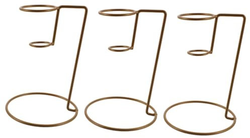 Cabilock 3 Piezas puesto de helados rejillas para hornear magdalenas soporte de exhibición de cono de helado de hierro Soporte de hierro para helados Exhibidor de helados decorate cónico