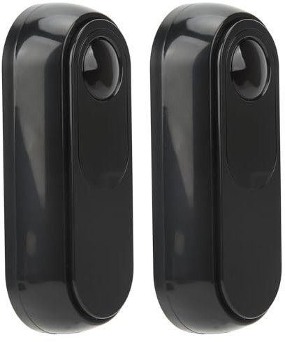 Alarm Beam Sensor, Infrared Gate Beam Sensor with Low Battery Reminder, IP55 Sensor Door Switch, Indoor Outdoor Garage Door Security Alarm for Home Security