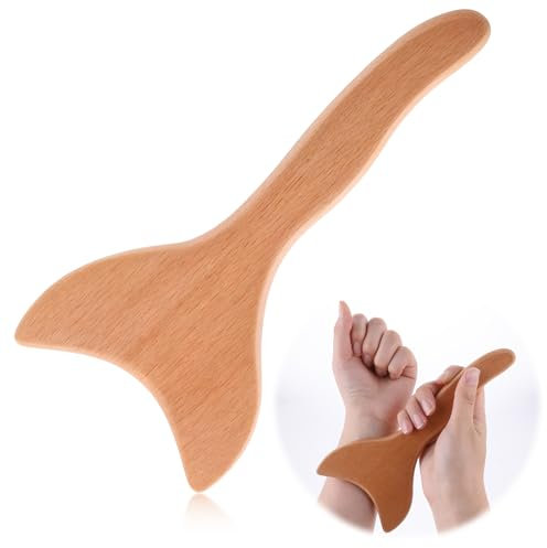 Holztherapie-Massagegerät Lymphdrainage-Massagegerät aus Holz Cellulite-Entferner Körperformungswerkzeug Einhand-Körperformungswerkzeuge Körper-Gua-Sha-Werkzeuge