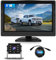 VECHTEL Retrocamera Camper Telecamera per Auto, 5 Pollici IPS HD Monitor e Kit, Telecamera Posteriore con Cavo da 10M, Visione Notturna IP68 Visione Notturna per Camion Auto Bus Furgoni Camper