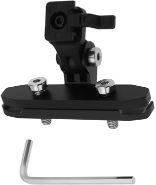 YINETTECH 1 Soporte para Riel de Sillín de Luz Trasera de Bicicleta Compatible con Bontrager Ion Pro RT Adaptador de Faro Adaptador de Linterna Soporte Negro