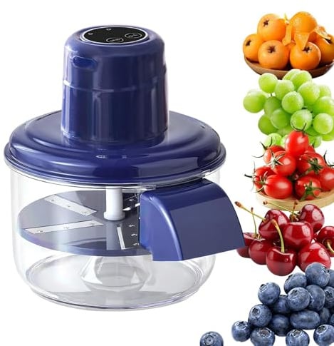 Ahuuen Elektrische Schälmaschine,Automatische Trauben Schäler Maschine - Wiederaufladbarer Obstschäler für Knoblauch Tomaten Blaubeeren Schlafgesundheit - Küchenhelfer Für Salat Tomaten Blaubeeren