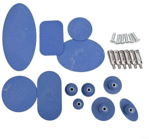 Zilimontt Kit d'outils professionnels de réparation de bosses sans peinture pour voiture pour enlever les dommages causés par la grêle avec tirettes de colle et joints de réparation compatible avec