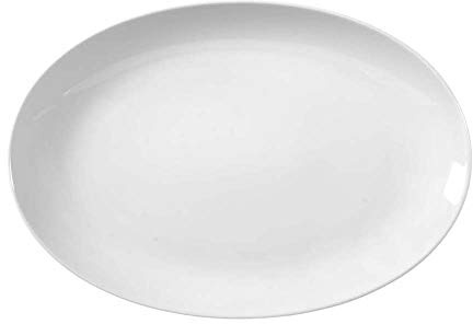 Seltmann Lido Servierplatte, Oval, Weiss, 35cm x 24cm, 1-teilig