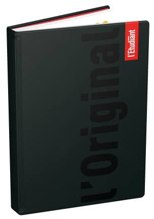 L'Étudiant Original Schülerkalender August 2022 – August 2023, Format 15 x 21 cm, wattierter Einband, Schwarz