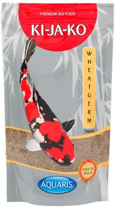 KI-JA-KO Wheatgerm spezielles, hochwertiges Futter für Kois 500 g / 3 mm - mit einem hohen Gehalt an Weizenkeimen, für die FŸtterung im FrŸhling und im Herbst