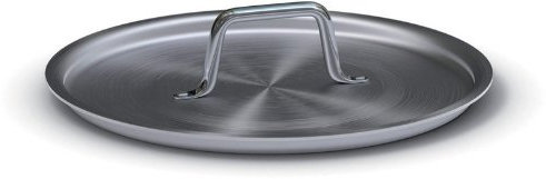 Ballarini Professionale Coperchio Piano, Alluminio, Grigio, 18 cm