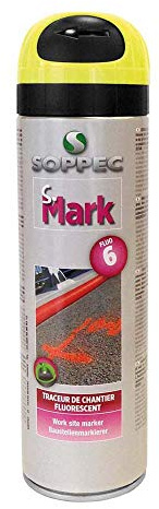 Soppec FASMARK500Y Markierungsfarbe, Gelb, 500 ml