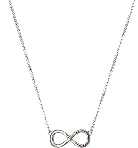 XENOX XS2763 Damen Collier Unendlich Symbolic Power Sterling-Silber 925 Silber 45 cm