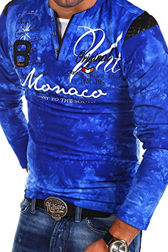 MT Styles 2in1 Longsleeve P-Monaco Blau R-0760 [Blau,